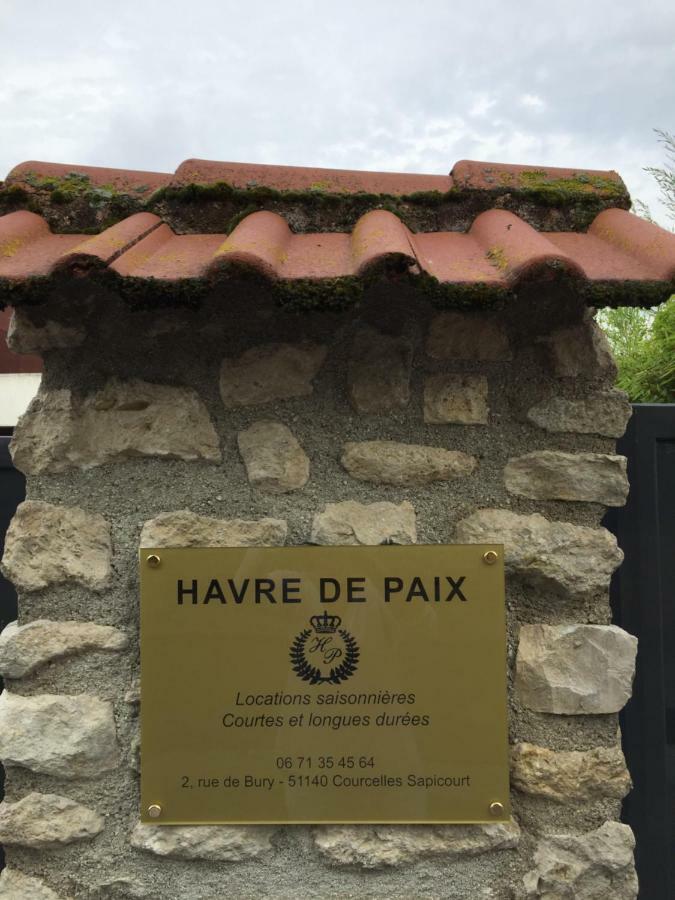 Un Havre De Paix Apartment Courcelles-Sapicourt ภายนอก รูปภาพ
